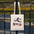 Ghost Reading Book Coquette Bow Halloween Girl Toddler Kid Canvas Tote Bag Ghost Reading Book Coquette Bow Halloween Girl Toddler Kid Canvas Tote Bag