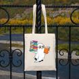 Ghost Reading Books Halloween Library Canvas Tote Bag Ghost Reading Books Halloween Library Canvas Tote Bag