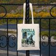 Godzilla Ocean Scene Comic Book Illustration Movie Monster Canvas Tote Bag Godzilla Ocean Scene Comic Book Illustration Movie Monster Canvas Tote Bag
