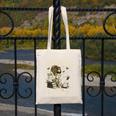 Good Girls Read Bad Books Vintage Skeleton Reader Canvas Tote Bag