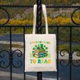 Goods Luck Read Librarian Book Patrick Days Shamrock Clover Canvas Tote Bag