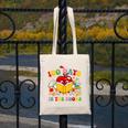Groovy 100 Days In The Books Reading 100th Day Of School Canvas Tote Bag