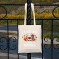 Halloween Book Lover Ghost Witch Books & Pumpkins Canvas Tote Bag