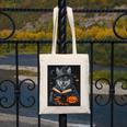 Halloween Girls Boys Cute Wolf Book Pumpkin Kids Halloween Canvas Tote Bag Halloween Girls Boys Cute Wolf Book Pumpkin Kids Halloween Canvas Tote Bag