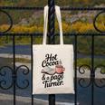 Hot Cocoa And a Page Turner Book Lovers Hot Chocolate Canvas Tote Bag