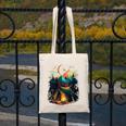 Id Rather Be Camping Great Outdoors Love Glamping Introvert Canvas Tote Bag