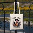 I'm Reading Halloween Witch Book Lover Canvas Tote Bag I'm Reading Halloween Witch Book Lover Canvas Tote Bag