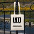 INTJ Architect Personality Introvert Sarcastic Canvas Tote Bag INTJ Architect Personality Introvert Sarcastic Canvas Tote Bag