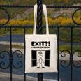 Irony Sarcasm Introvert Dry Humor Cartoon Comic Geek Nerd Canvas Tote Bag