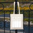 It's My Birthday Sign Boy Men Decoration Guestbook Canvas Tote Bag