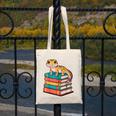 Leopard Gecko Book Lover Reading Canvas Tote Bag