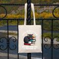 Life Is Better With Books Cats & Coffee Librarian Book Lover Canvas Tote Bag Life Is Better With Books Cats & Coffee Librarian Book Lover Canvas Tote Bag