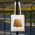 Life Is Better With Sloths And Books Cute Sloth Lover Canvas Tote Bag