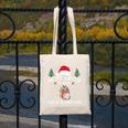 Most Likely To Read A Book On Christmas Love Reading Books Canvas Tote Bag