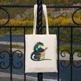 Lizard Reading Book Librarian Bookworm Reader Read Canvas Tote Bag
