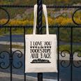 I Love You To The Bookstore And Back Canvas Tote Bag
