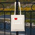 I Love My Introvert Family I Heart My Introvert Family Canvas Tote Bag