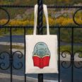 Manatee Reading Books Sea Animal Manatee Canvas Tote Bag
