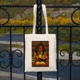 Melanin Girl Locs Book Lover Librarian Teacher Student Canvas Tote Bag