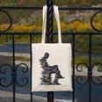 Men Pixel Art Geometric Book Human Drawing Graphic Men Canvas Tote Bag