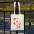Modern Queen Of Hearts Book Lover Reading Novels Romantasy Canvas Tote Bag