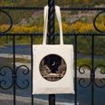 Moon Book Bookshelf Library Coffee Cup Star Stars Pattern Canvas Tote Bag