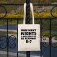 How Many Nights A Week Should You Be Reading 6-7 Book Lover Canvas Tote Bag How Many Nights A Week Should You Be Reading 6-7 Book Lover Canvas Tote Bag