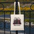 I Have No Shelf Control Dark Academia Book Lover TBR Canvas Tote Bag