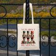Nuts About Reading Nutcracker Reading Book Lover Christmas Canvas Tote Bag