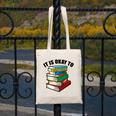 It Is Okay To Be a Grumpy Old Man Book Lover Premium Canvas Tote Bag