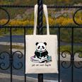 Panda Reading Chapter Books Canvas Tote Bag Panda Reading Chapter Books Canvas Tote Bag