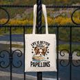 Papillon Dog Breed Life Is Better With Books And Papillons Canvas Tote Bag