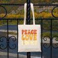 Peace Love Books Men Women Canvas Tote Bag