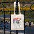 Rather Be Reading Book Lover Stack Canvas Tote Bag
