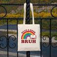 Read A Book Bruh Rainbow Vintage Reading Library Student Canvas Tote Bag Read A Book Bruh Rainbow Vintage Reading Library Student Canvas Tote Bag