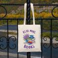 Read More Books Floral Book Reader Art Reading Lover Quote Canvas Tote Bag Read More Books Floral Book Reader Art Reading Lover Quote Canvas Tote Bag
