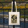 The Reader Tarot Card Book Lover Skeleton Reading Book Canvas Tote Bag