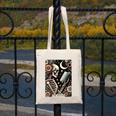 The Reader Tarot Card Skeleton Reading Book Bookworm Bookish Canvas Tote Bag