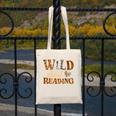 Reading Lover Wild About Reading Reading Books And Bookworm Canvas Tote Bag