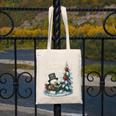 Reading Is Snow Much Fun Christmas Books Snowman Bookworm Canvas Tote Bag