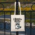 I Require Books Raccoon Reading For Book Lovers Canvas Tote Bag I Require Books Raccoon Reading For Book Lovers Canvas Tote Bag