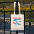 Retro Book Girl Summer Beach Vacation For Book Lover Canvas Tote Bag Retro Book Girl Summer Beach Vacation For Book Lover Canvas Tote Bag
