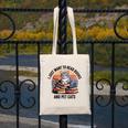 Retro I Just Want To Read Books And Pet Cats Cat Canvas Tote Bag