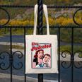 Retro Vampire Book Cover Style Stay Hydrated Halloween Canvas Tote Bag