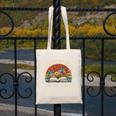Retro Vintage Book Lover Reading I Closed My Book To Be Here Canvas Tote Bag