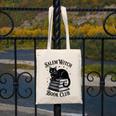 Salem Witch Book Club Bookish Halloween Cat Women Canvas Tote Bag Salem Witch Book Club Bookish Halloween Cat Women Canvas Tote Bag