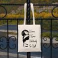 I Came I Saw I Had Anxiety So I Left Messy Bun Introvert Canvas Tote Bag