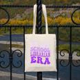 In My School Librarian Era Groovy Back To School Book Lover Canvas Tote Bag
