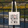 Skelanimals I Bite Vintage Retro Dead Pet Textbook Collage Canvas Tote Bag Skelanimals I Bite Vintage Retro Dead Pet Textbook Collage Canvas Tote Bag