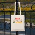 Spanish Reading Book Lover Teacher Maestra Leer Es Poder For Men Women Canvas Tote Bag